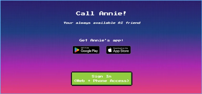 Call Annie AI virtual assistant