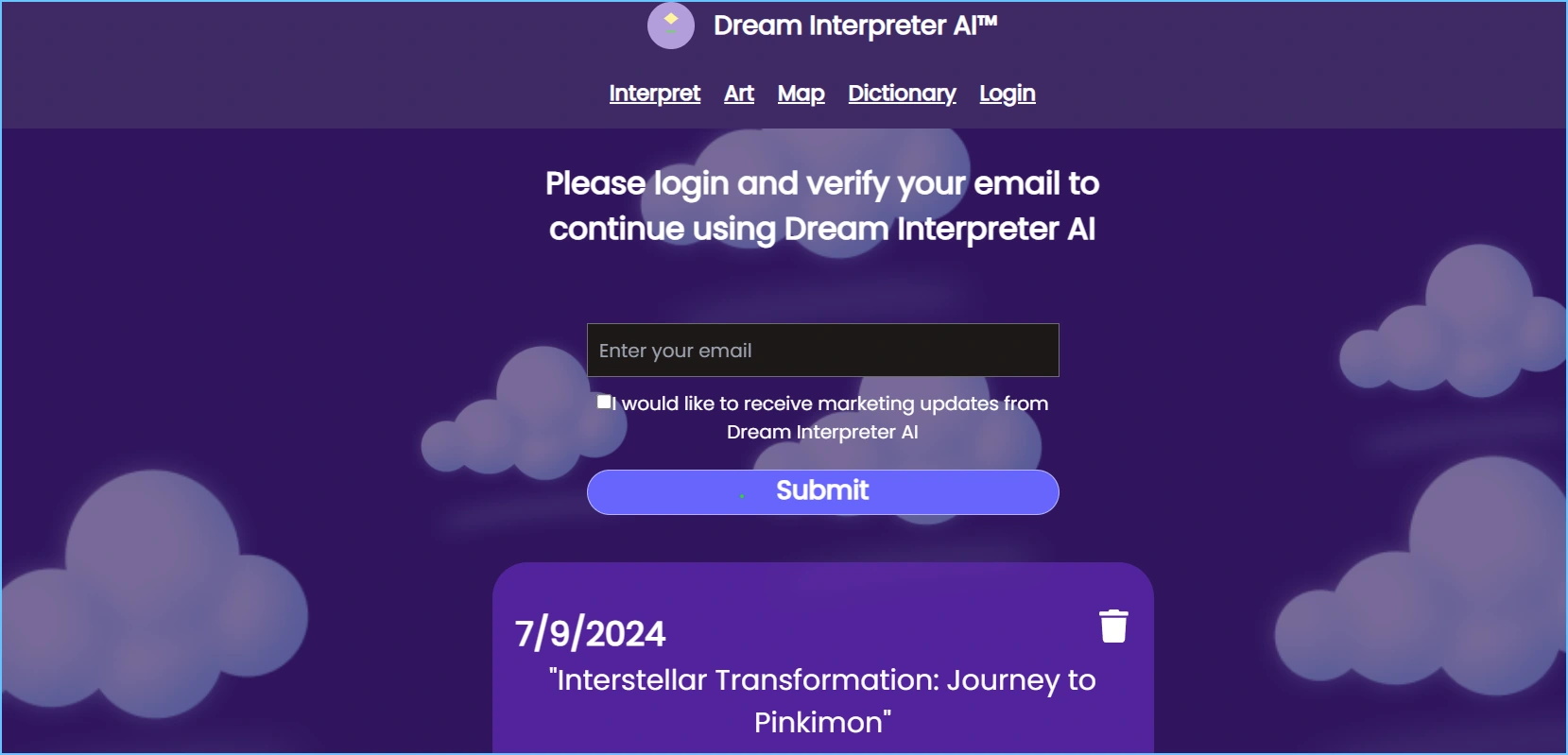 Dream Interpreter AI