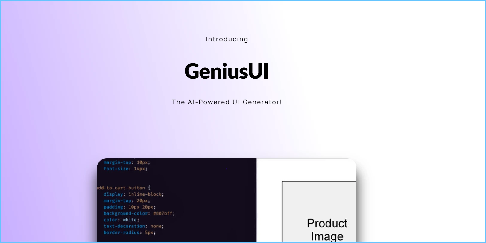 GeniusUI ai