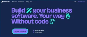 Lemonado AI no code platform