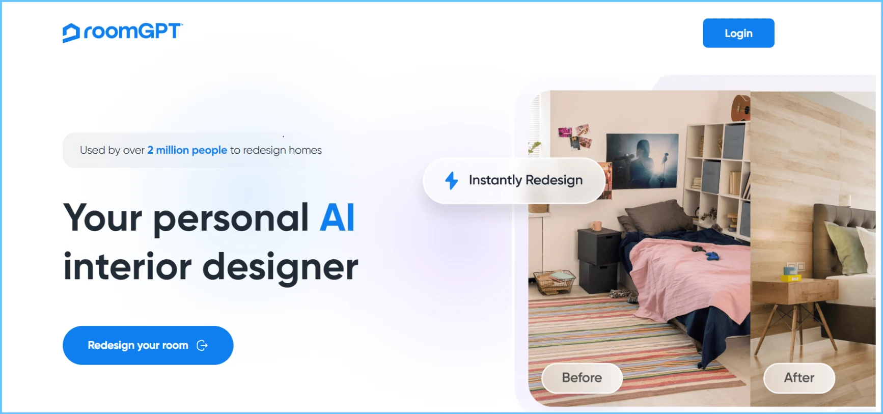 RoomGPT.io AI interior designer