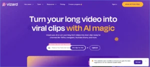 Vizard AI videos into short