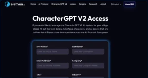 Charactergpt Create AI characters and tokenize