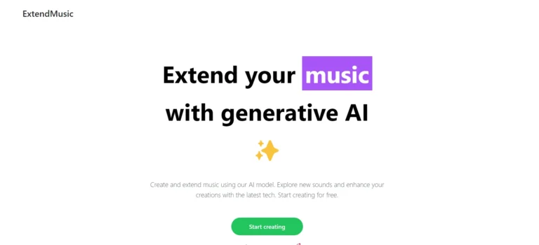 Extendmusic AI audio generation