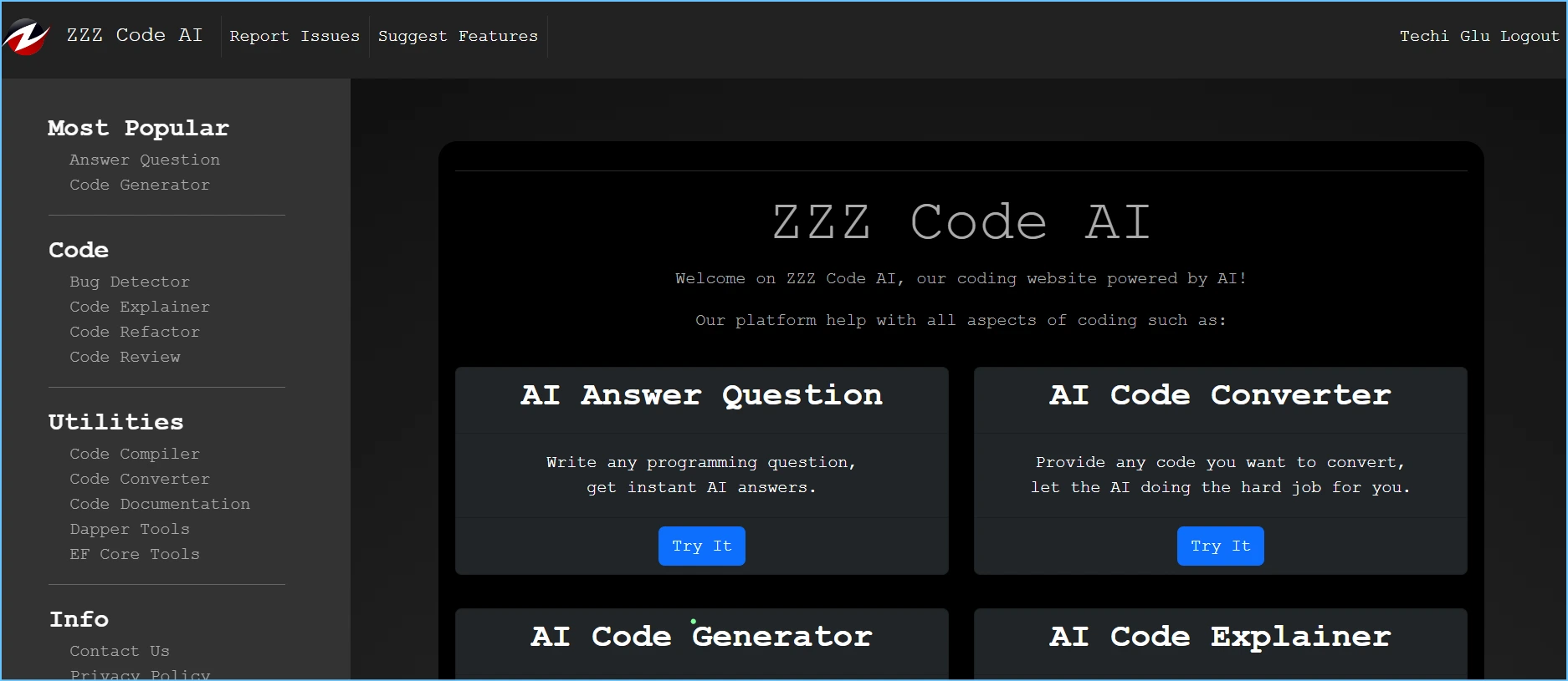 ZZZCode AI code assistant platform