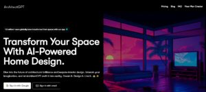 ArchitectGPT ai architectural and interior design tool
