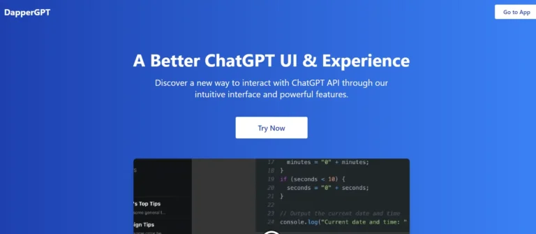 DapperGPT Custom GPT-based chatbot creation tool