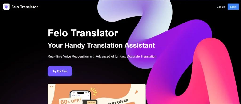 Felo Translator voice and text translation